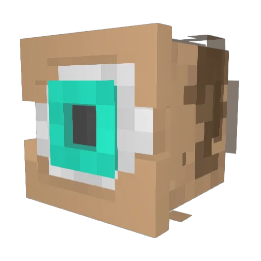 rickert_v Minecraft avatar head, 3D render