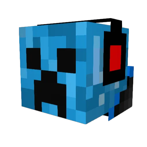 ricki_vals Minecraft avatar head, 3D render