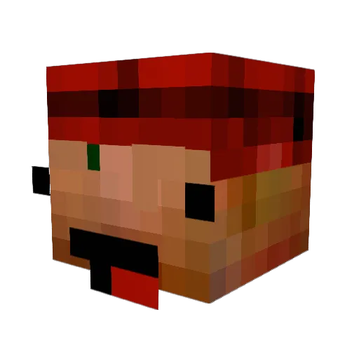 rickijay12 Minecraft avatar head, 3D render