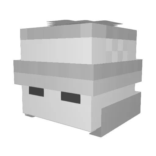 ricky1230 Minecraft avatar head, 3D render