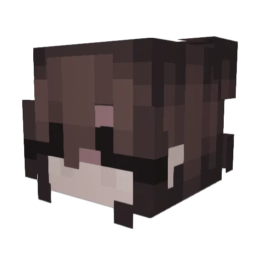 rickyie Minecraft avatar head, 3D render