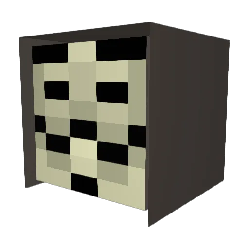 rickyrocky_02 Minecraft avatar head, 3D render