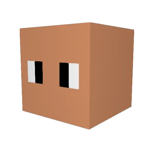 rickyvera01 Minecraft avatar head, 3D render