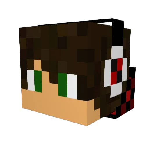 ricpat007 Minecraft avatar head, 3D render