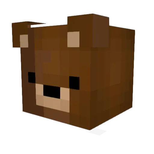 rictorg Minecraft avatar head, 3D render
