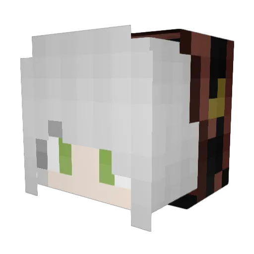 riderck Minecraft avatar head, 3D render