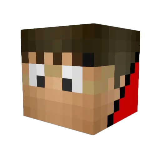 ridge12344 Minecraft avatar head, 3D render
