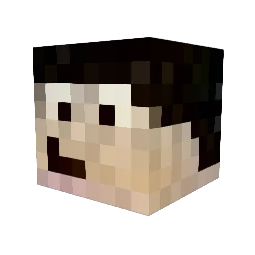 ridgers2000 Minecraft avatar head, 3D render