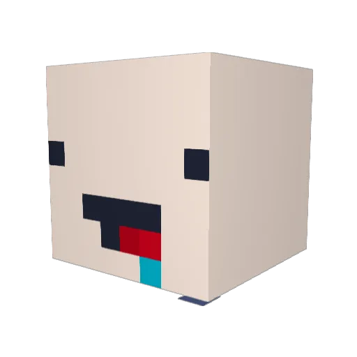 ridster11 Minecraft avatar head, 3D render