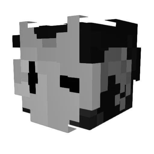 ridthedisease Minecraft avatar head, 3D render