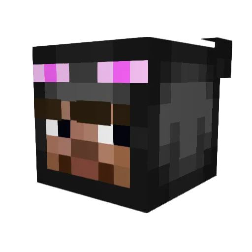 riel_alele Minecraft avatar head, 3D render