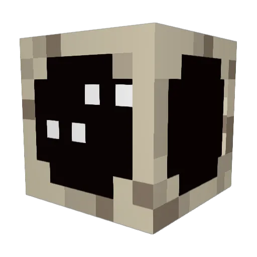 riellelle Minecraft avatar head, 3D render