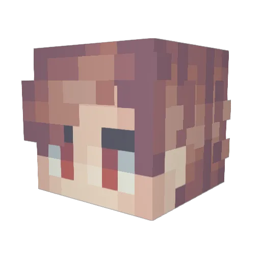rielly987 Minecraft avatar head, 3D render