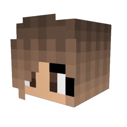 rien2004 Minecraft avatar head, 3D render