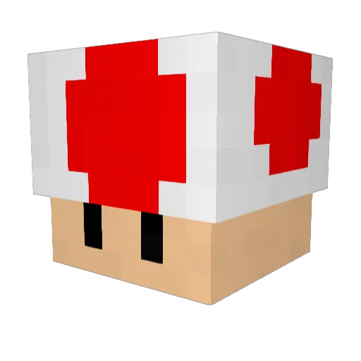 rienkw Minecraft avatar head, 3D render