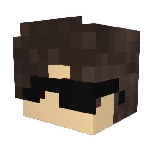 riesenmann Minecraft avatar head, 3D render