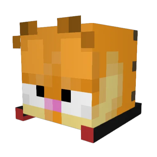 rifle_exe Minecraft avatar head, 3D render