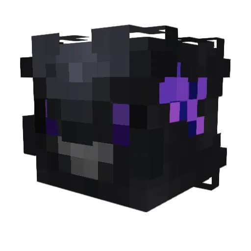 rifter_ Minecraft avatar head, 3D render