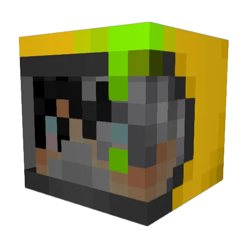 rifti Minecraft avatar head, 3D render