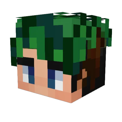 riftwalker769 Minecraft avatar head, 3D render