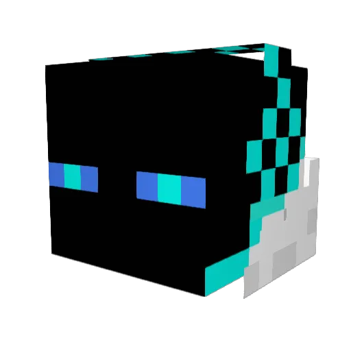 right7565 Minecraft avatar head, 3D render