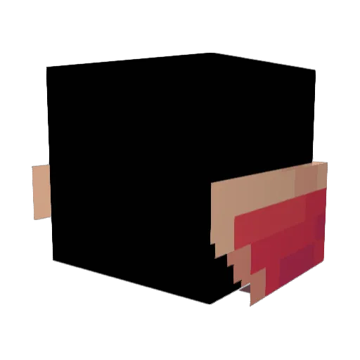 rightAllMighty Minecraft avatar head, 3D render