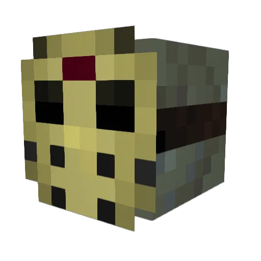 rigibo Minecraft avatar head, 3D render