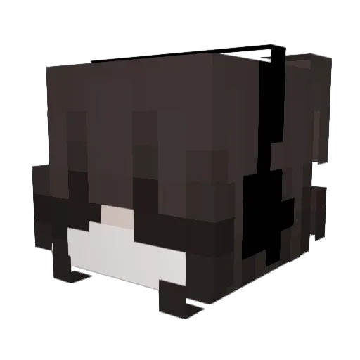 riiccee Minecraft avatar head, 3D render