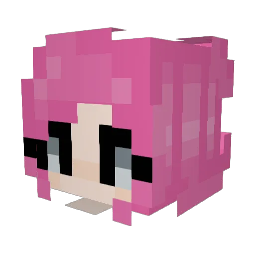 riiisoup Minecraft avatar head, 3D render