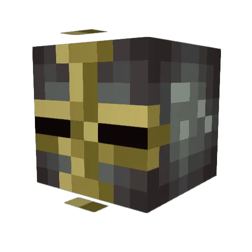 riiiz Minecraft avatar head, 3D render