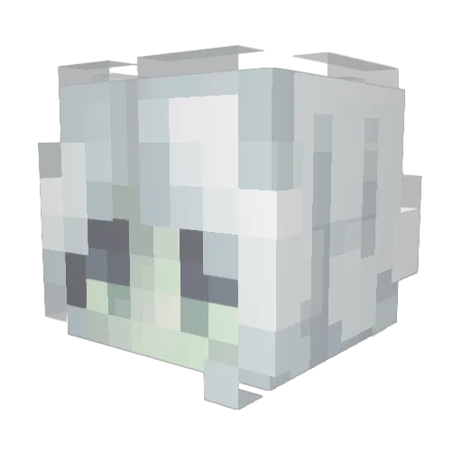 riilyn Minecraft avatar head, 3D render