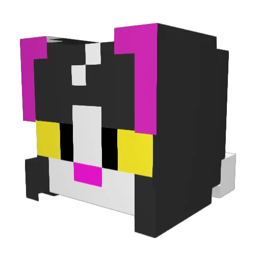 riiya1234 Minecraft avatar head, 3D render