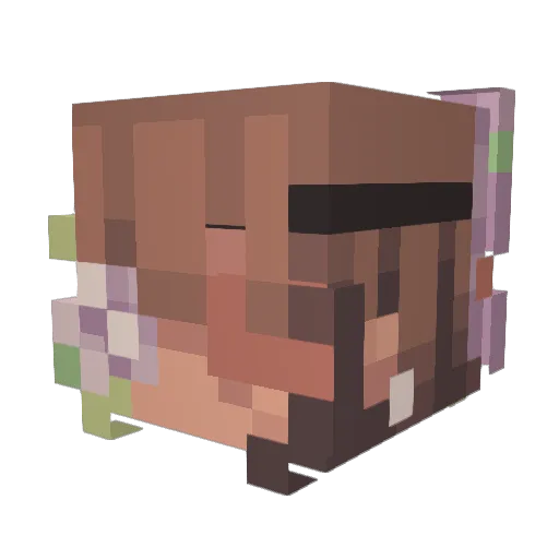 rikama248 Minecraft avatar head, 3D render