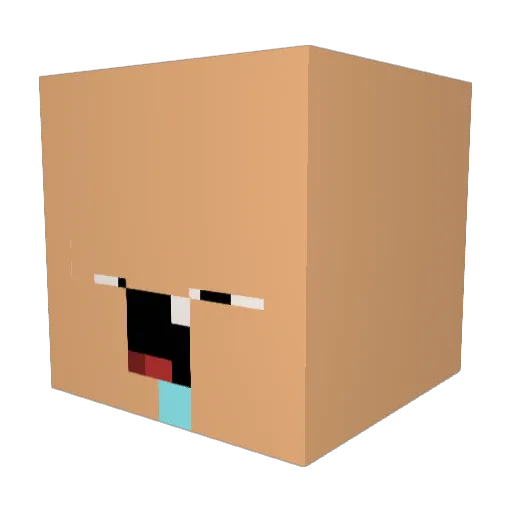 rikeR__7 Minecraft avatar head, 3D render