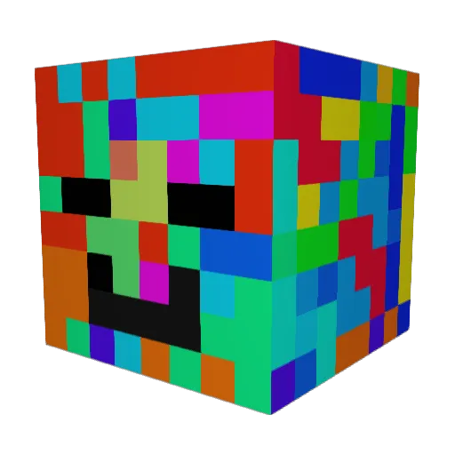 rikkert123 Minecraft avatar head, 3D render