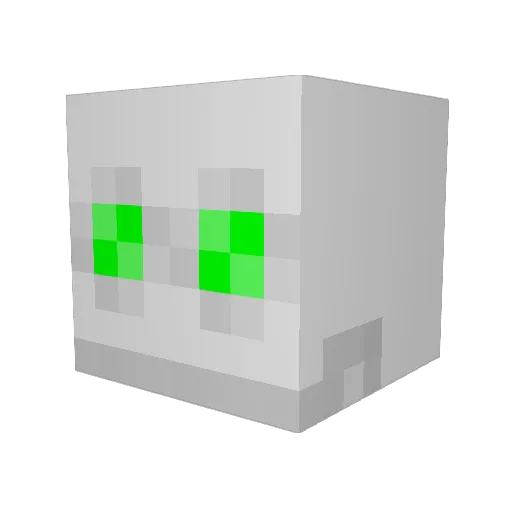 riklayer Minecraft avatar head, 3D render