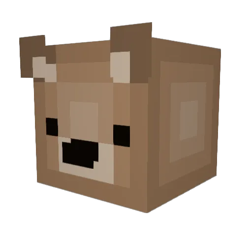 rikmentink Minecraft avatar head, 3D render
