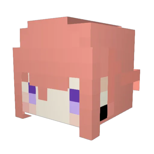 rikooooo_ Minecraft avatar head, 3D render
