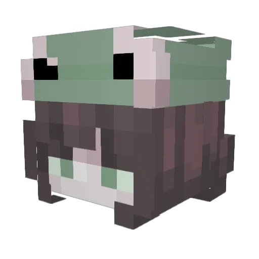 rikrood Minecraft avatar head, 3D render
