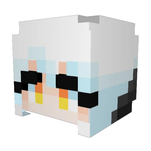 riku_kun46 Minecraft avatar head, 3D render