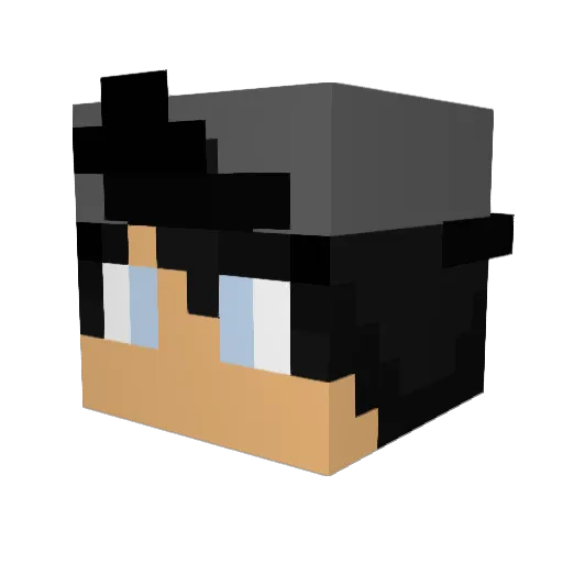 rilex007 Minecraft avatar head, 3D render