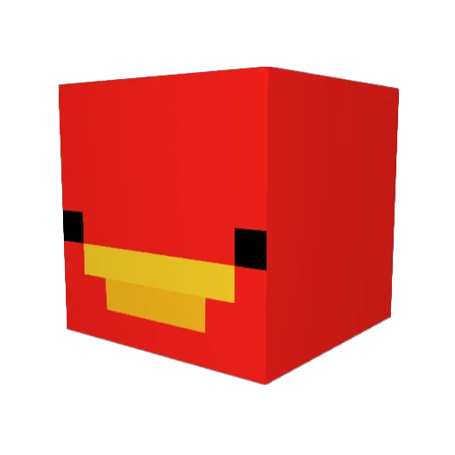 riley Minecraft avatar head, 3D render