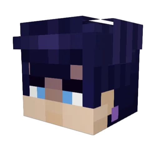 rileyoverheaven Minecraft avatar head, 3D render