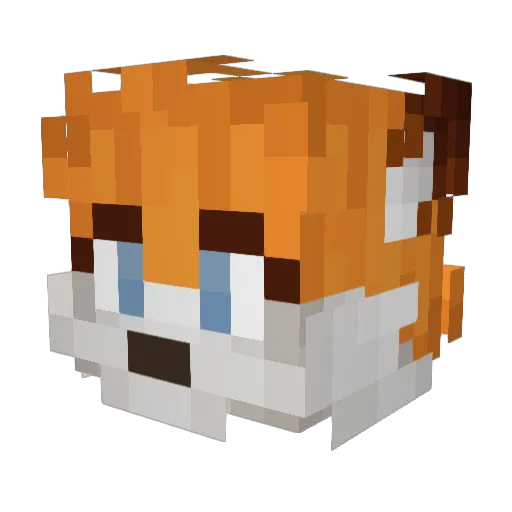 rileyroxsox Minecraft avatar head, 3D render