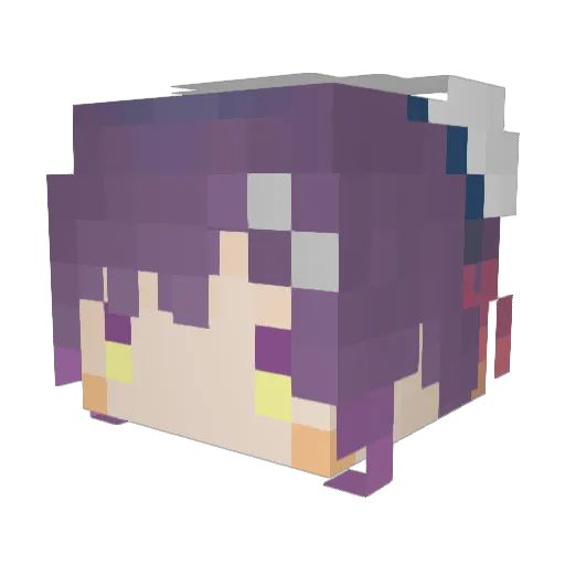 rily_o Minecraft avatar head, 3D render