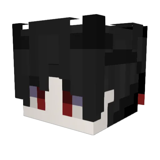 rima74 Minecraft avatar head, 3D render