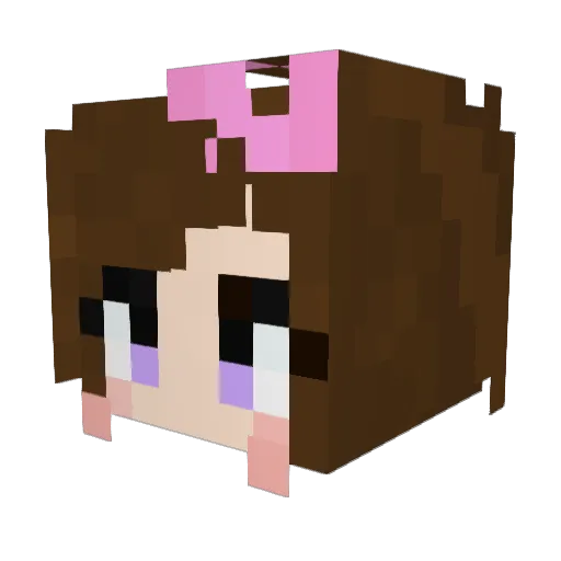 rimk_o Minecraft avatar head, 3D render