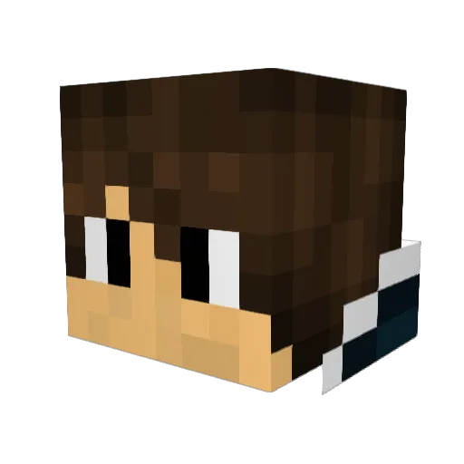 rimonius Minecraft avatar head, 3D render