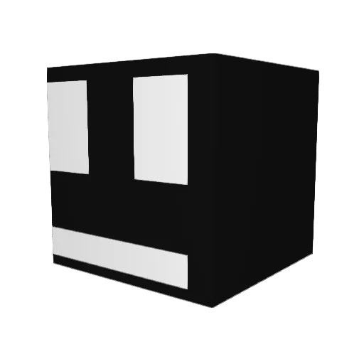 rimpeg Minecraft avatar head, 3D render