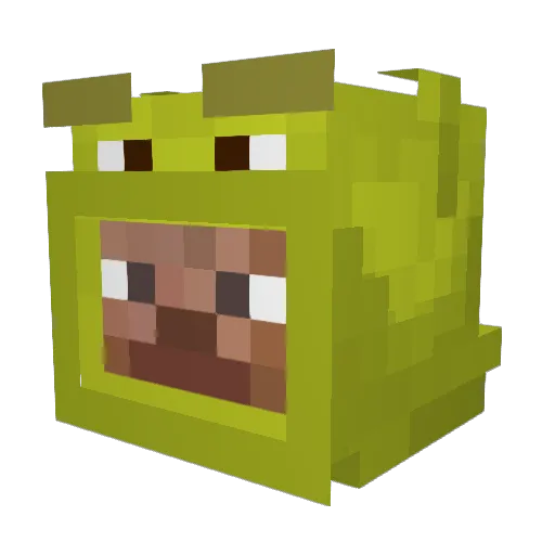 rin3s Minecraft avatar head, 3D render